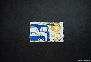 Selos: Sello usado México. México exporta. Vehiculos motor. Emitido 1977 y 1980.